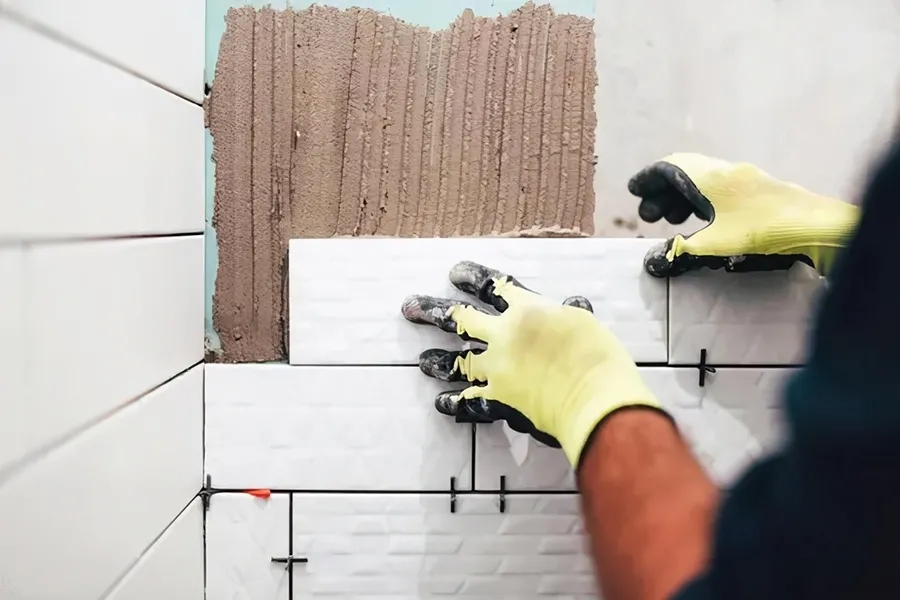 adhesive tile